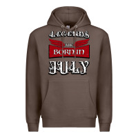 Coffee Legends are born in July Premium Hoodie - Bettercallsaul