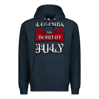Navy Legends are born in July Premium Hoodie - Bettercallsaul