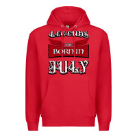 Red Legends are born in July Premium Hoodie - Bettercallsaul