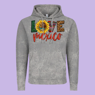 Love Mexico Vintage Hoodie Designed By Hra Design Shop