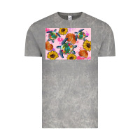 Cloud Rock Sunflowers Turtle Vintage Tee - Artiststas