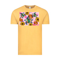 Vintage Mustard Sunflowers Turtle Vintage Tee - Artiststas
