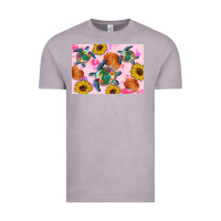 Vintage Zinc Sunflowers Turtle Vintage Tee - Artiststas