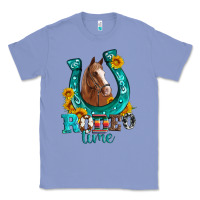 Colony Blue horseshoe rodeo time Classic Tee - Artiststas