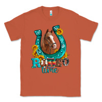 Copper horseshoe rodeo time Classic Tee - Artiststas