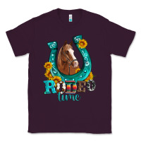 Plum horseshoe rodeo time Classic Tee - Artiststas
