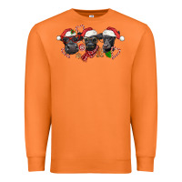 Carrot Christmas Black Angus Cows Premium Sweatshirt - LillyAllenDesigns