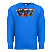 True Royal Christmas Black Angus Cows Premium Sweatshirt - LillyAllenDesigns