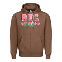 Chestnut big sister Zipper Hoodie - MaliasSmallBusiness