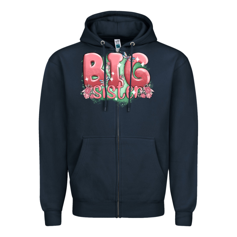 Big Sister Zipper Hoodie by MaliasSmallBusiness | Teevron
