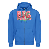 True Royal big sister Zipper Hoodie - MaliasSmallBusiness