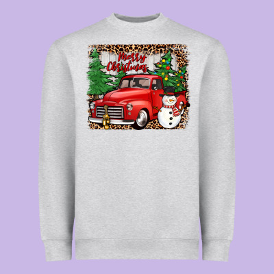 Merry Christmas Heavyweight Sweatshirt Designed By Jahusdesignshop