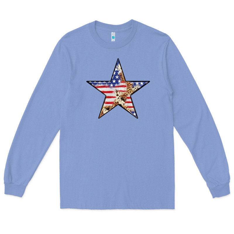 American Flag Star Long Sleeve Tee by LillyAllenDesigns | Teevron