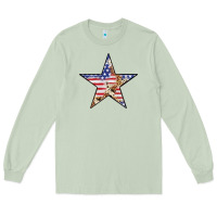 Matcha American Flag Star Long Sleeve Tee - LillyAllenDesigns