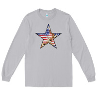 Moon Dust American Flag Star Long Sleeve Tee - LillyAllenDesigns