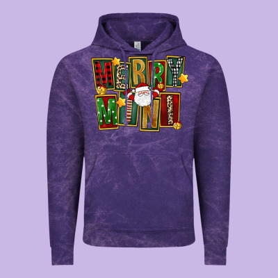 Christmas Merry Mini Vintage Hoodie Designed By Fadigitalartstudio