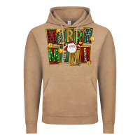 Vintage Coffee Christmas merry mini Vintage Hoodie - FaDigitalArtStudio