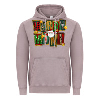 Vintage Zinc Christmas merry mini Vintage Hoodie - FaDigitalArtStudio