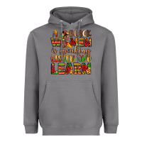Storm a black women is speaking listen and learn Heavyweight Hoodie - LillyAllenDesigns