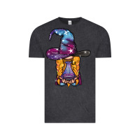 Vintage Black witch gnome with poison Vintage Tee - BundleAndBundleShop