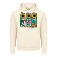 Vintage Artic mason jar, sunflower Vintage Hoodie - JahusDesignShop