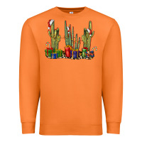 Carrot Christmas Cactus Premium Sweatshirt - LillyAllenDesigns