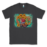 Smoke cowboy boots sunflower Classic Tee - AdoDesignShop