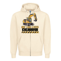 See You Later Excavator Zipper Hoodie | Teevron