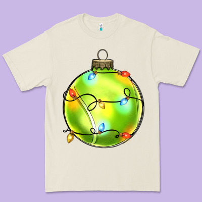 Christmas  Tennis Premium Tee Designed By Zillion Design Studio