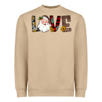 Love Santa Heavyweight Sweatshirt | Teevron