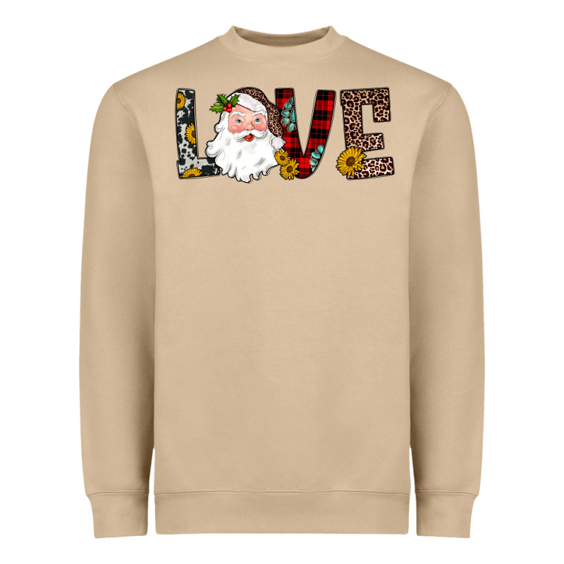 Love Santa Heavyweight Sweatshirt by JahusDesignShop | Teevron