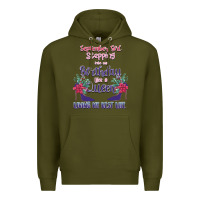 Army Green Womens September Girl Stepping Into My Birthday Premium Hoodie - Bettercallsaul