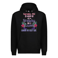 Black Womens September Girl Stepping Into My Birthday Premium Hoodie - Bettercallsaul