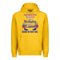 Lemon Womens September Girl Stepping Into My Birthday Premium Hoodie - Bettercallsaul