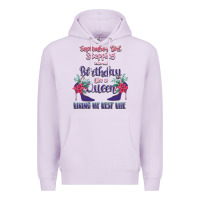 Lilac Womens September Girl Stepping Into My Birthday Premium Hoodie - Bettercallsaul