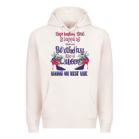Pale Pink Womens September Girl Stepping Into My Birthday Premium Hoodie - Bettercallsaul