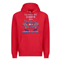 Red Womens September Girl Stepping Into My Birthday Premium Hoodie - Bettercallsaul