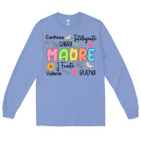 Colony Blue madre spanish mothers day Long Sleeve Tee - JahusDesignShop
