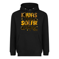 Black i was there solar eclipse 2024 Heavyweight Hoodie - LillyAllenDesigns