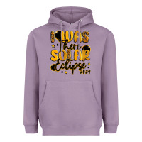 Lavender i was there solar eclipse 2024 Heavyweight Hoodie - LillyAllenDesigns