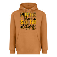 Meerkat i was there solar eclipse 2024 Heavyweight Hoodie - LillyAllenDesigns