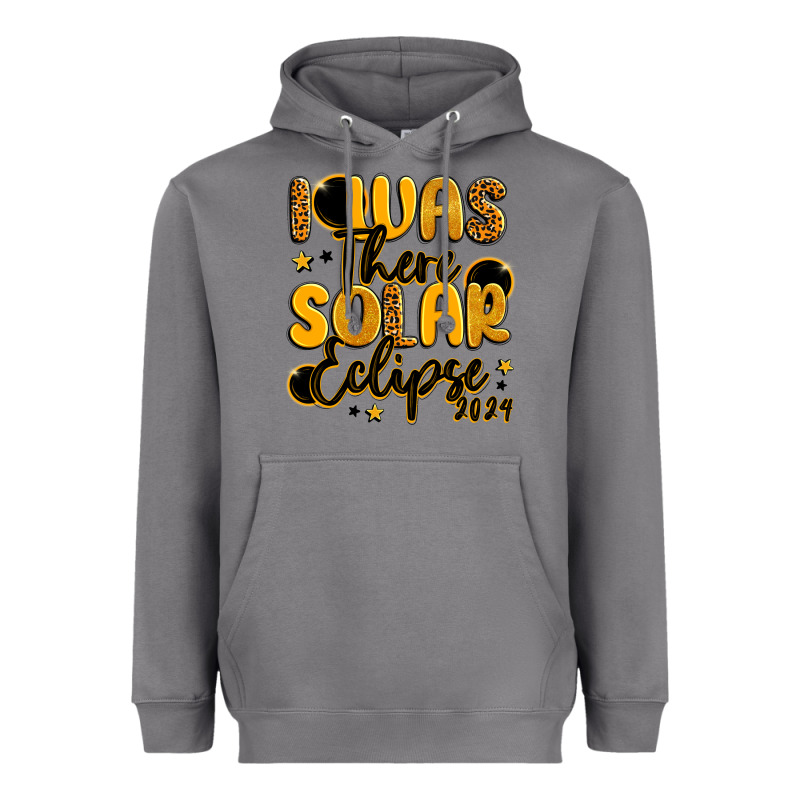 I Was There Solar Eclipse 2024 Heavyweight Hoodie by LillyAllenDesigns | Teevron
