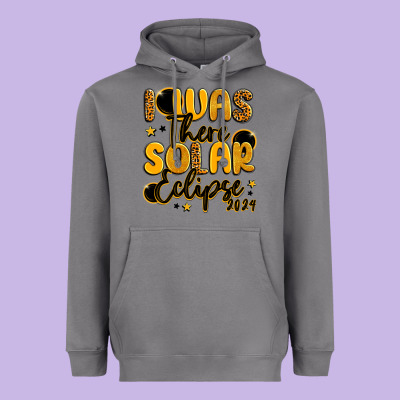 I Was There Solar Eclipse 2024 Heavyweight Hoodie Designed By Lillyallendesigns