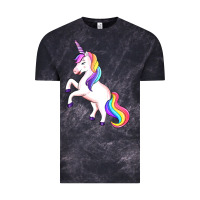 Cloud Black unicorn Vintage Tee - Artiststas
