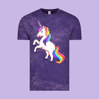 Unicorn Vintage Tee Designed By Artiststas