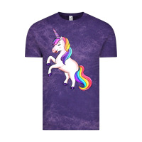 Cloud Purple unicorn Vintage Tee - Artiststas