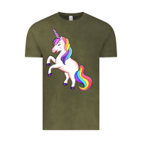 Vintage Olive unicorn Vintage Tee - Artiststas