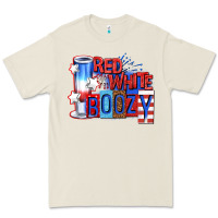 Bone red white boozy billie wilder Premium Tee - texasbilliewilder