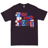 Plum red white boozy billie wilder Premium Tee - texasbilliewilder