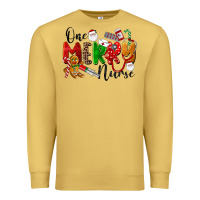 Antique Gold One Merry Nurse Premium Sweatshirt - LillyAllenDesigns